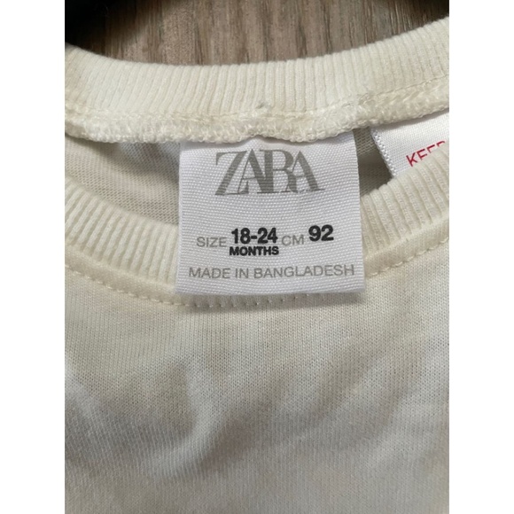 NWOT Zara "Peace & Calm" Lion Top (Size 18-24 Months) - Picture 4 of 4
